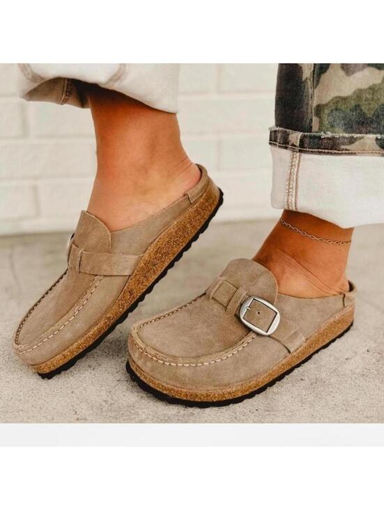 Birkenstock Shoes - Birkenstock Buckley Suede Clogs
